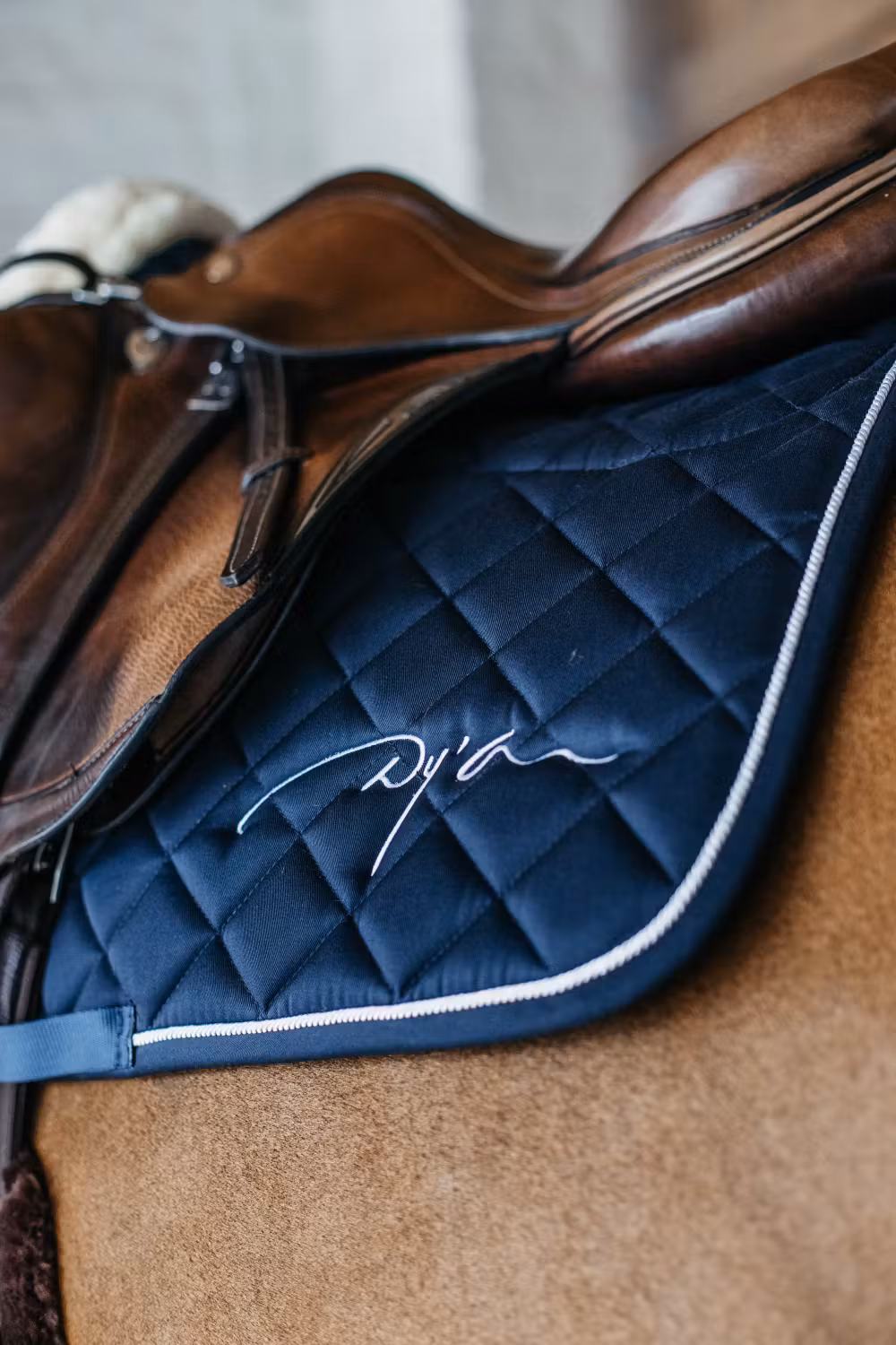 Skin Friendly Saddle Pad Jumping