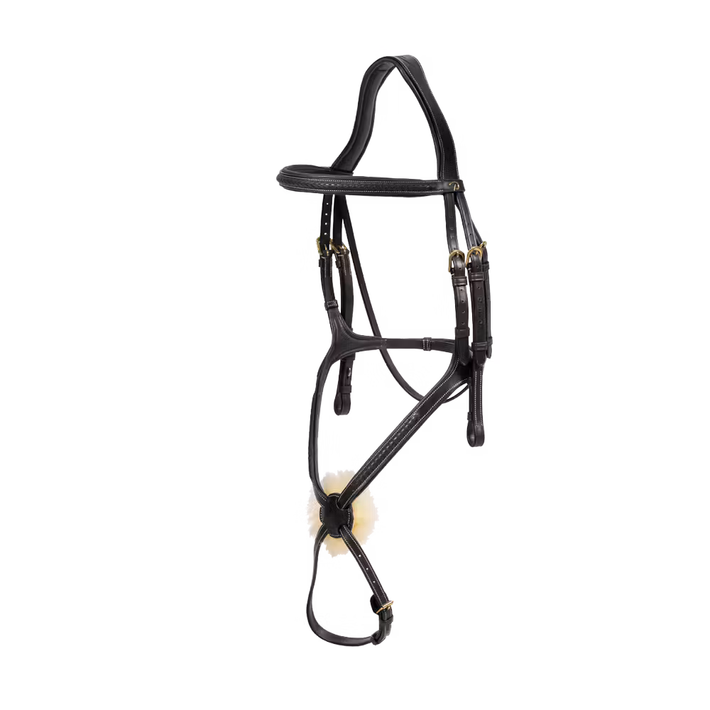 Plaited Figure 8 Bridle BROWN FULL