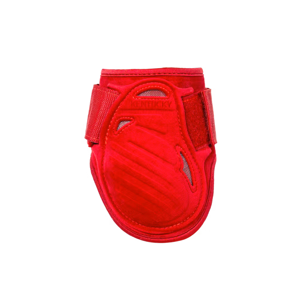 Young Horse fetlock boots Velvet red S