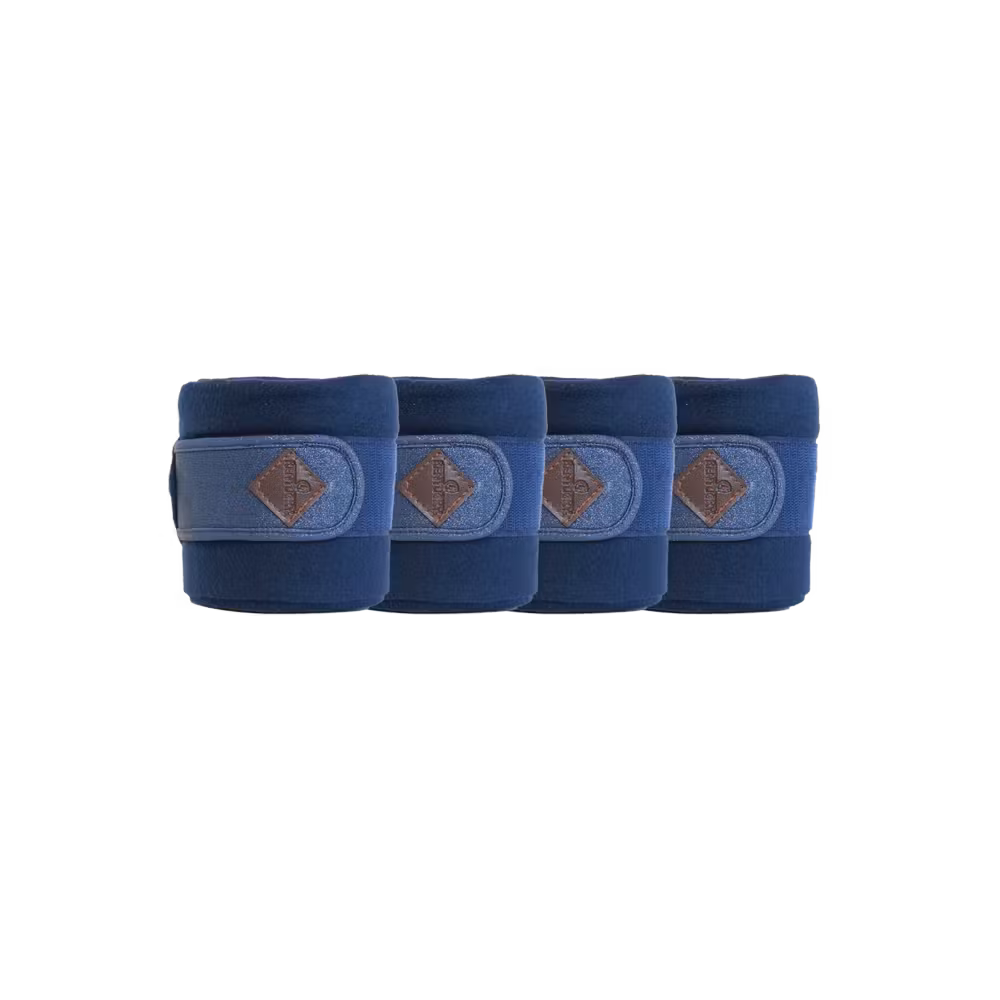 Polar Fleece glitter bandage navy