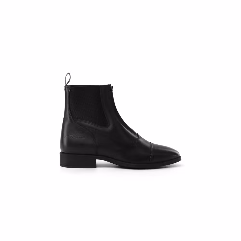 Short Boots front zipper black size 40