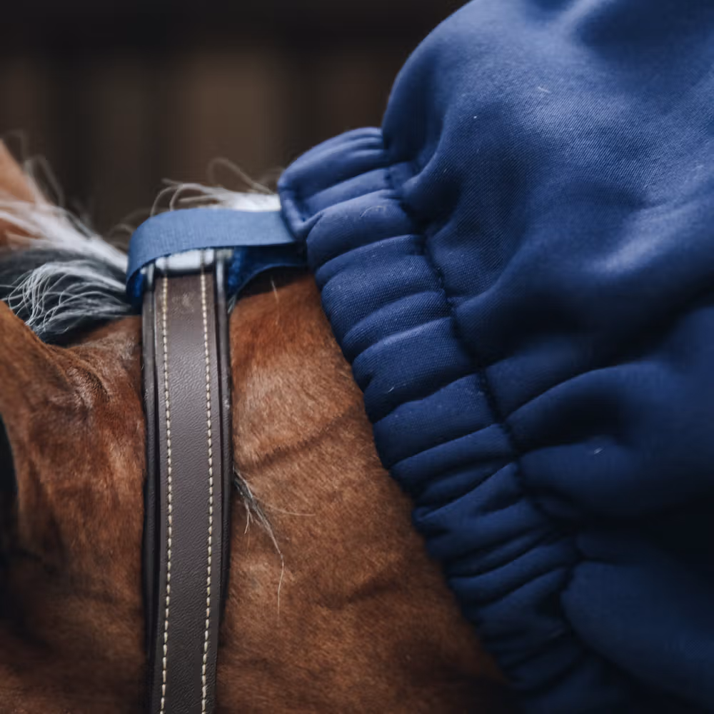 Cooler Fleece Horse scarf navy, size Full