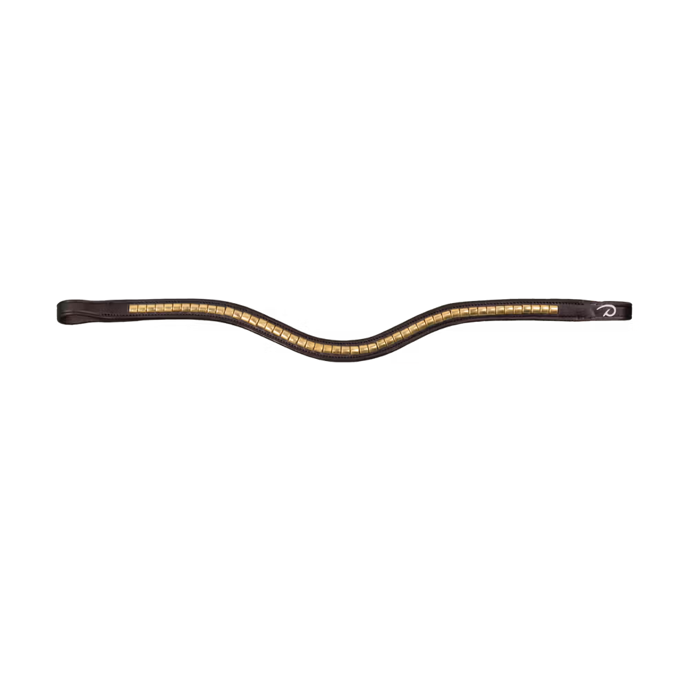 Brass Clincher Straight Browband