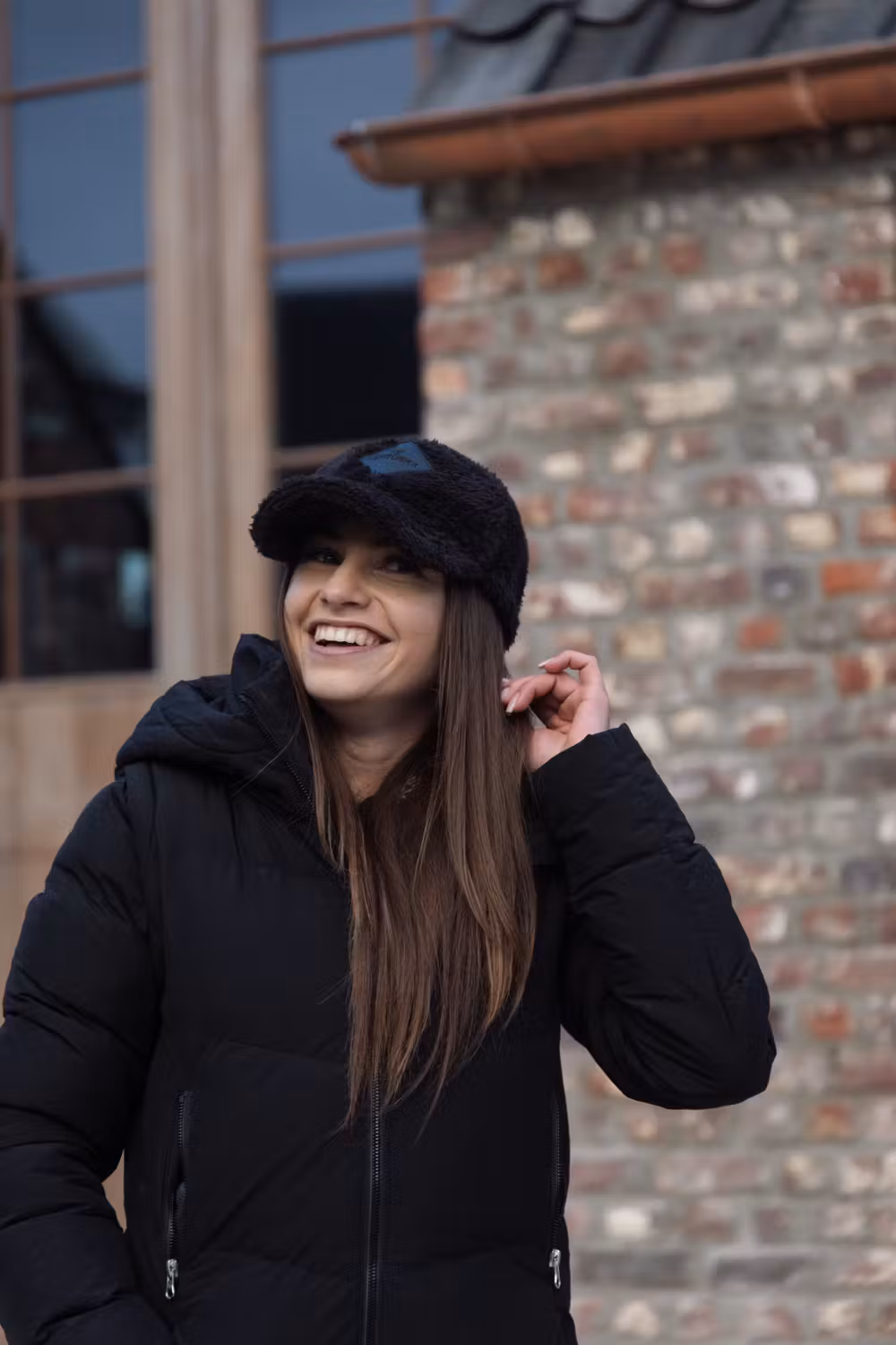 Baseball cap Teddy Fleece black