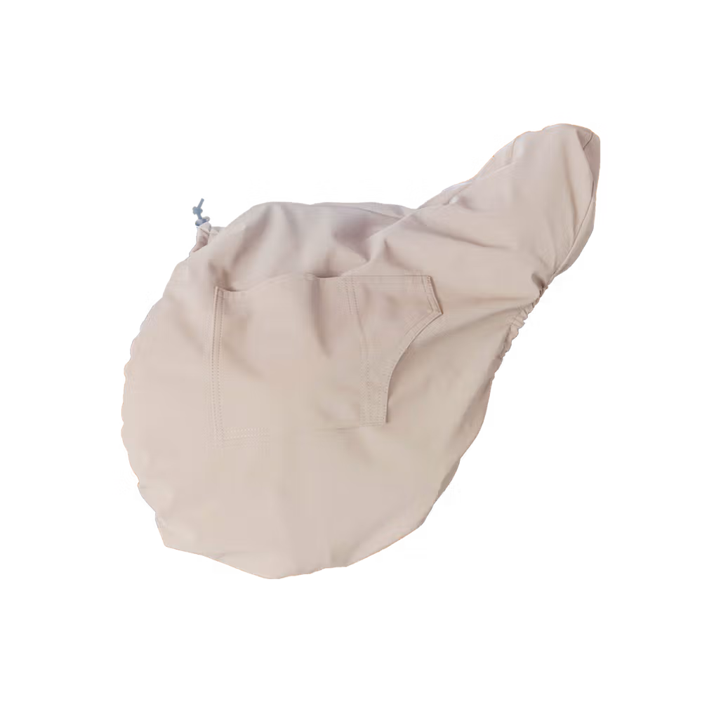 Saddle cover show jumping beige