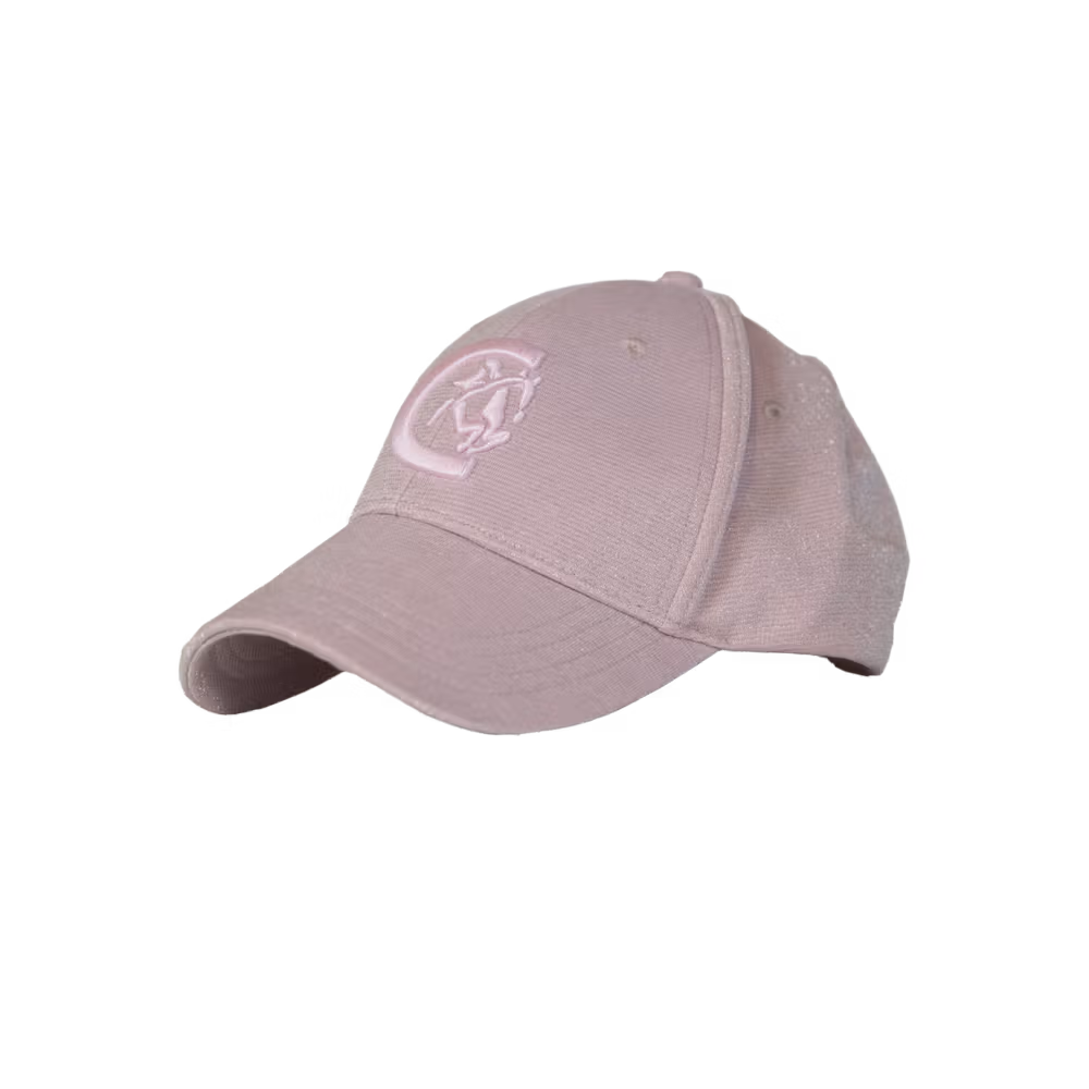 Baseball cap glitter soft rose