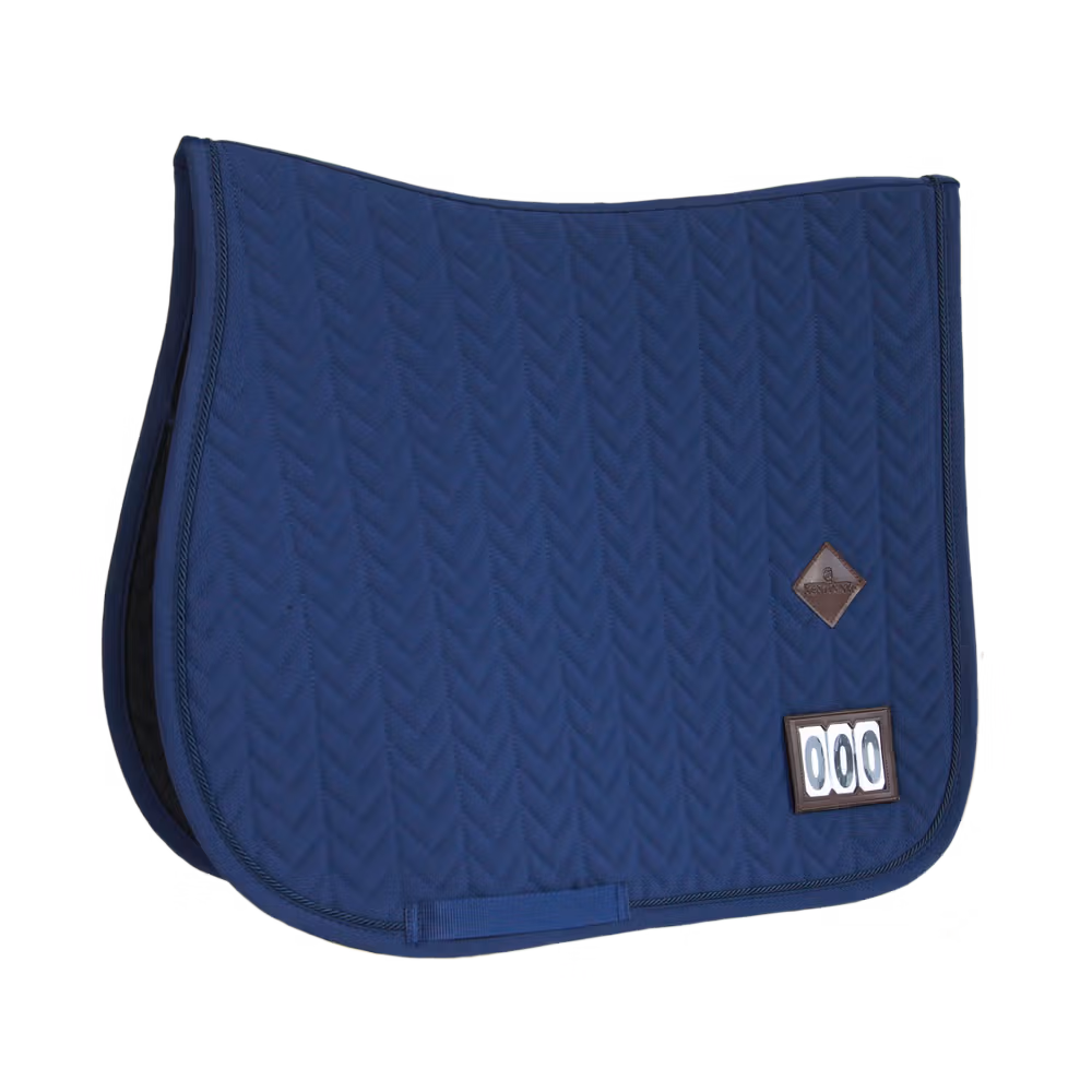 Saddle Pad fishbone competiton show jumping white