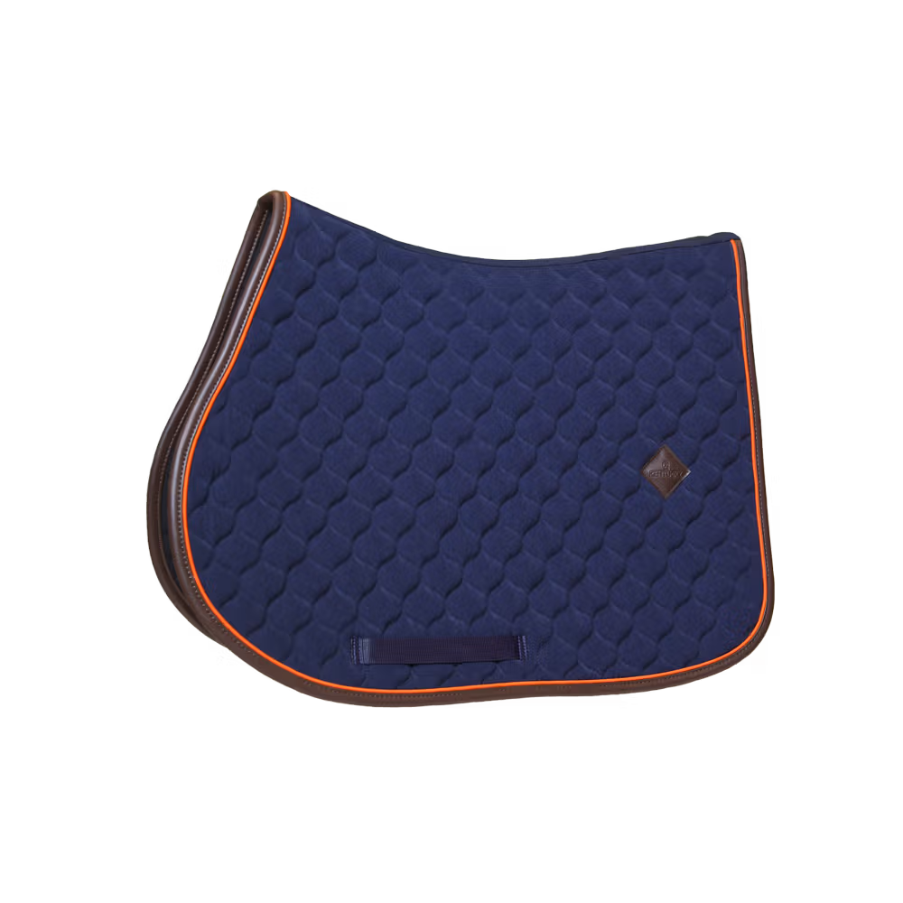 Saddle Pad onion quilt leather neon jumping kaki