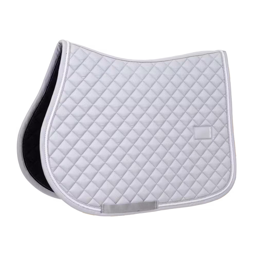 Saddle Pad diamond rope jumping pine green