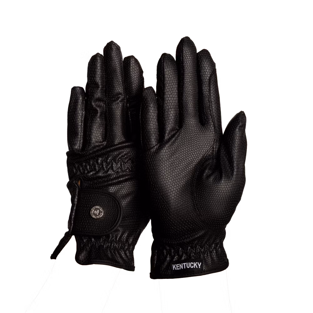 Riding gloves grip black size 8