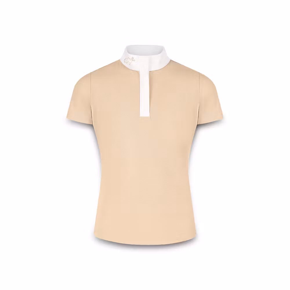 Sammy kids girl show shirt short sleeve beige size 116