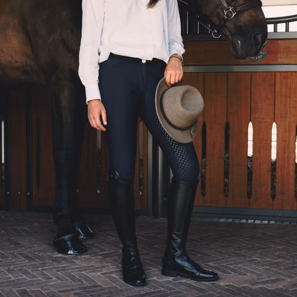 Miami women breeches full grip navy size 38