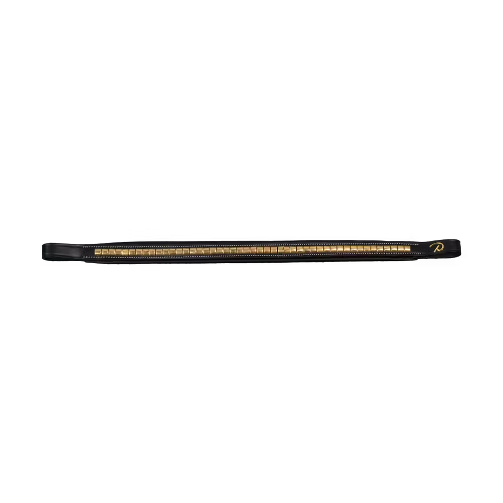 Brass Clincher Straight Browband