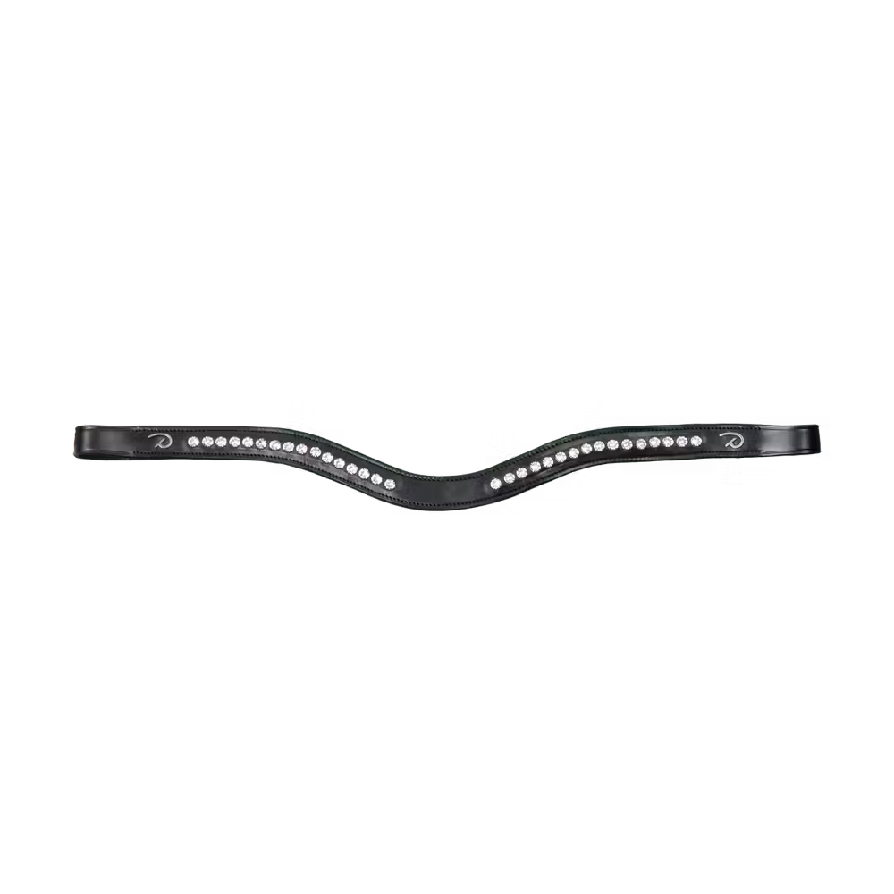 Half Swarovski V-Shaped Browband