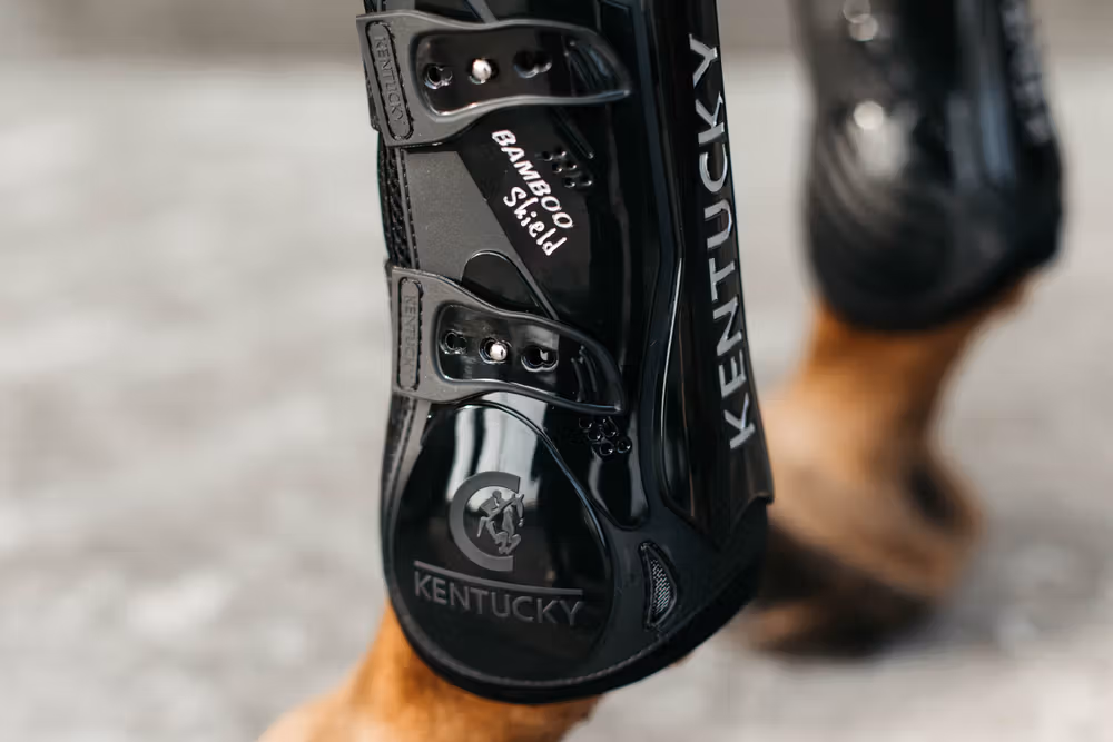 Tendon Boots bamboo Elastic black XS