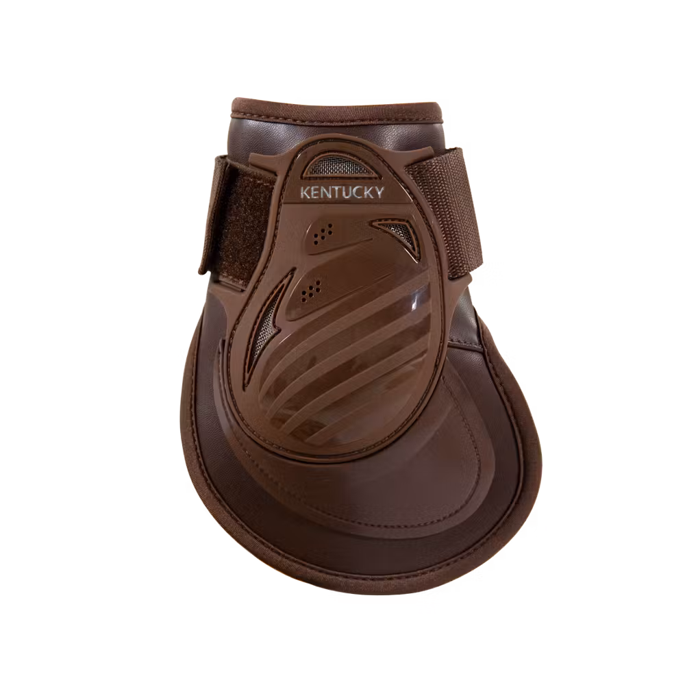 Deep fetlock boots brown M NEW
