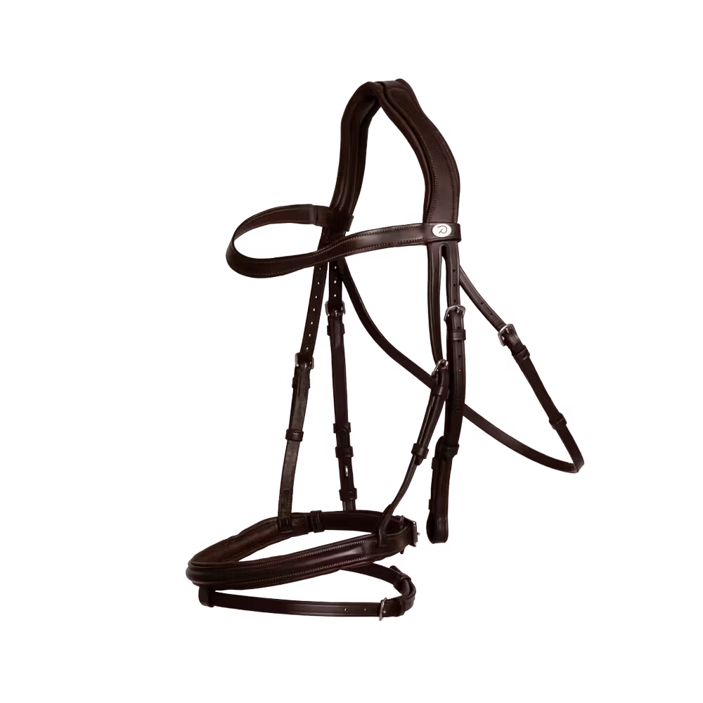 Flash noseband Bridle soft leathersoft coll Full/black