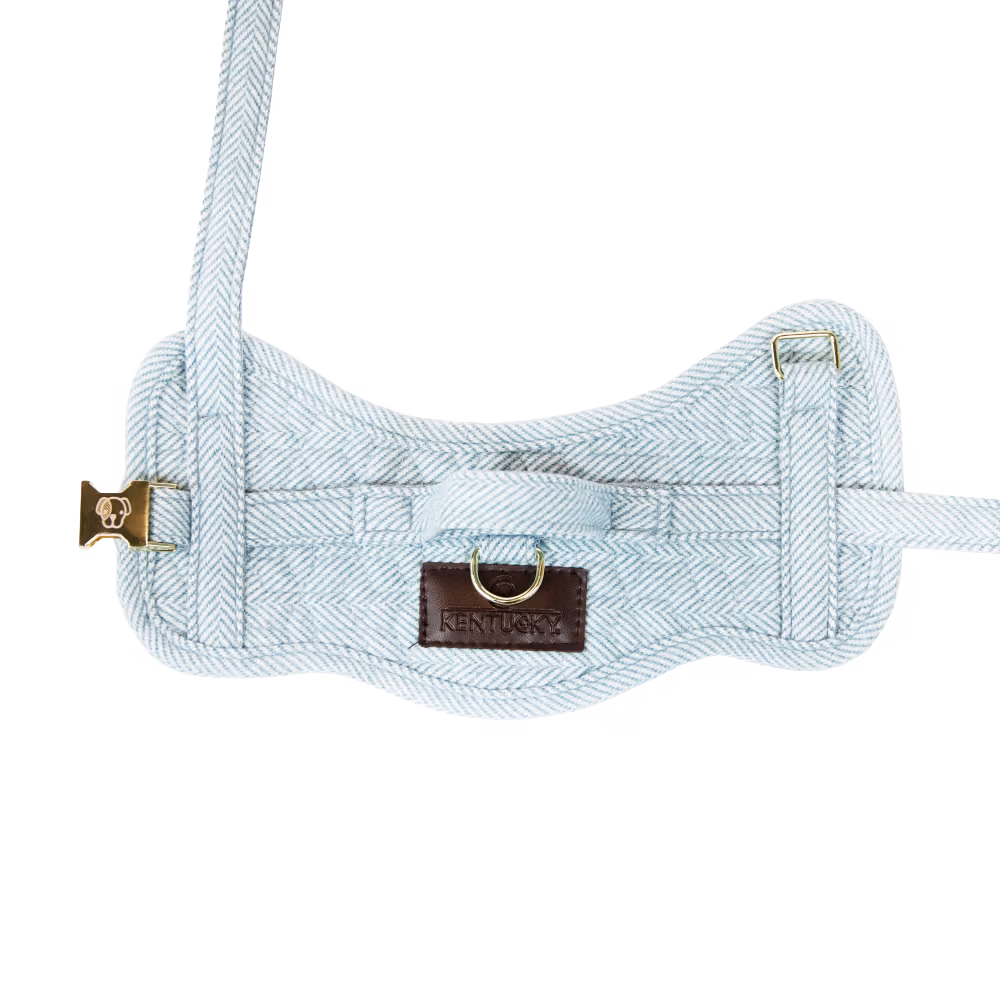 Dog Harness body safe wool light rose S'49-67cm