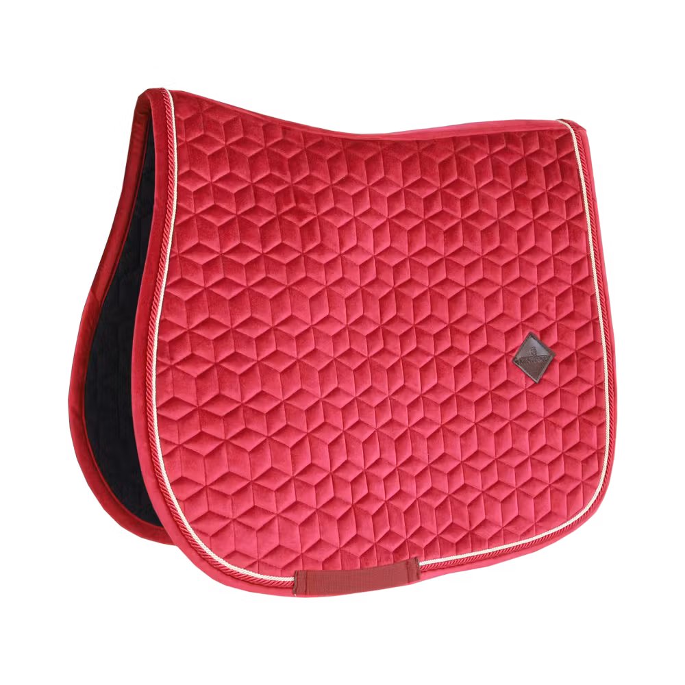 Saddle Pad velvet jumping dark green pony