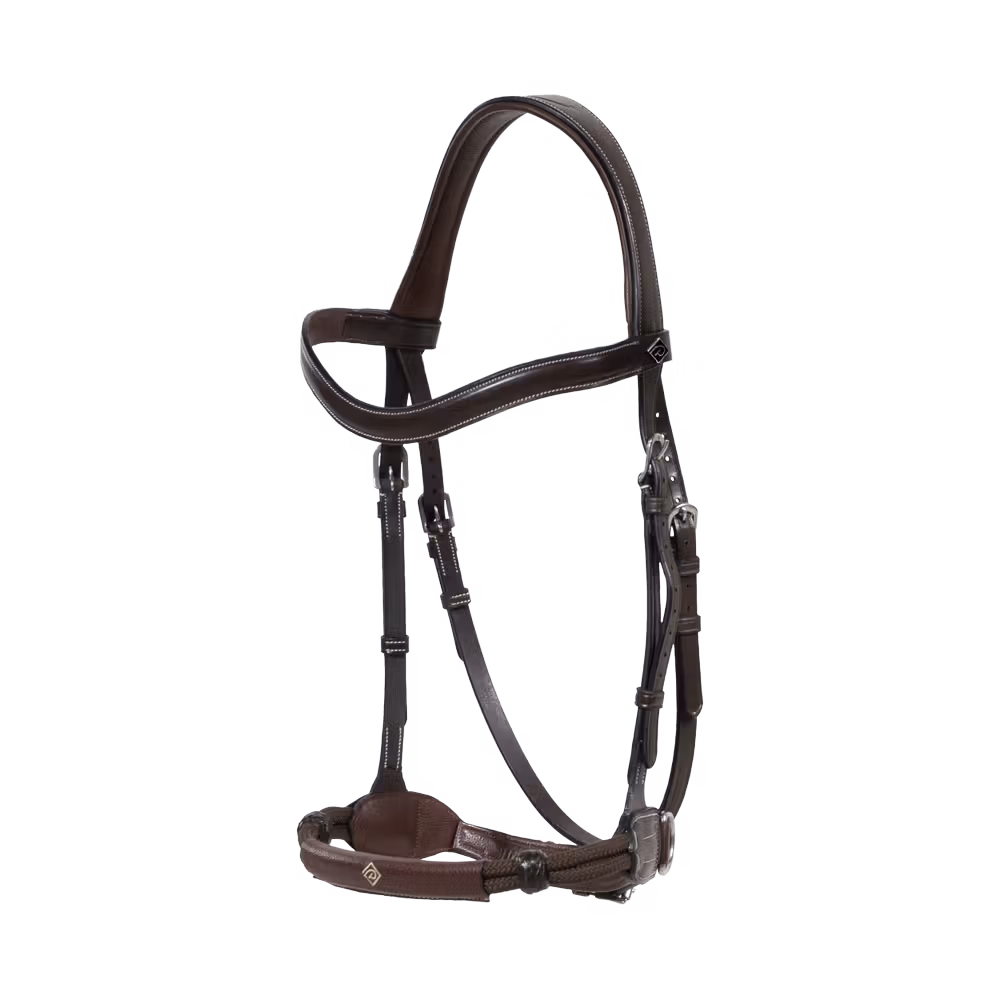 Dyon Bitless Bridle Brown Full WBD