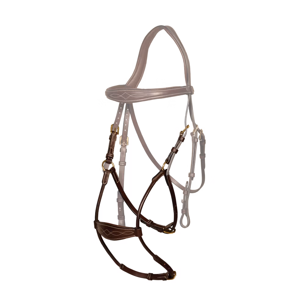 Hybrid noseband DY coll, Cob/brown