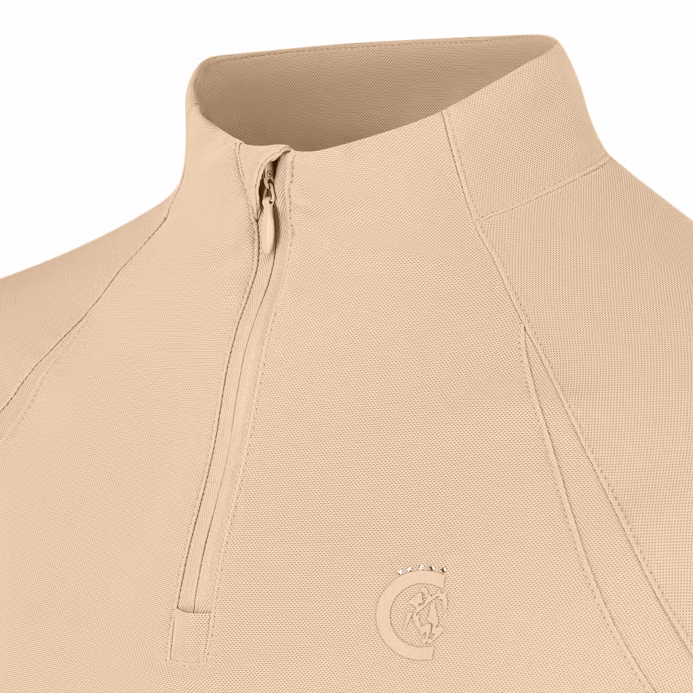 Madrid kids girl training shirt long sleeve beige size 150