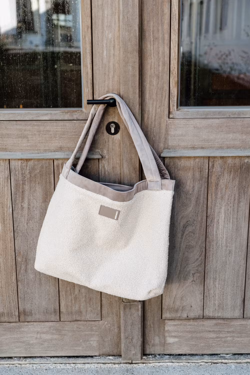 Teddy Fleece bag beige