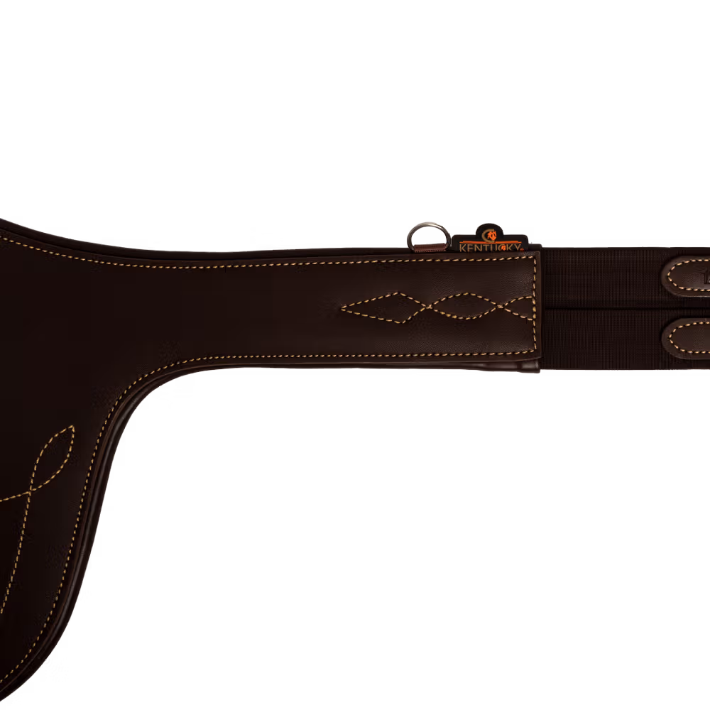 Stud girth brown 130 cm