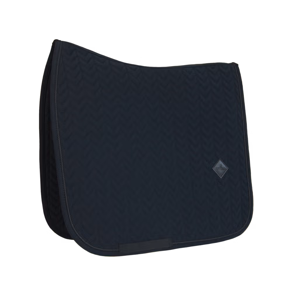 Saddle Pad fishbone dressage navy