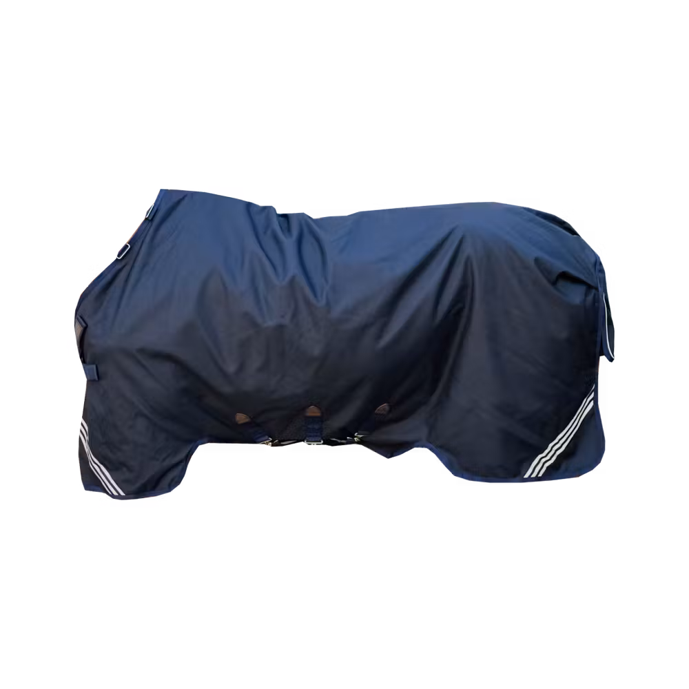 Turnout rug all weather waterproof comfort navy 145-6'6 200 g