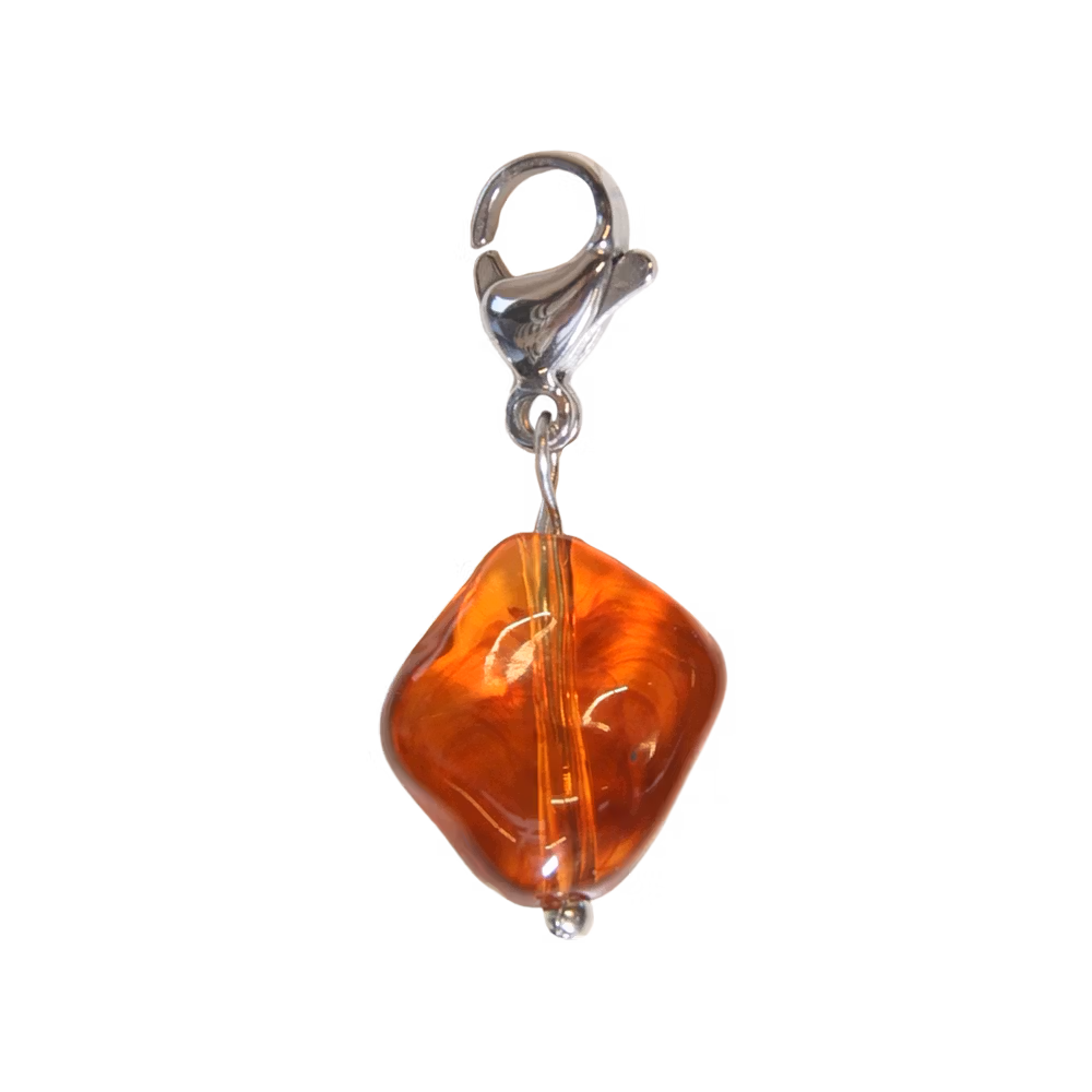 Lucky charm stone brown size S