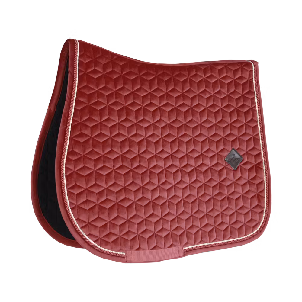 Saddle Pad velvet jumping dark green pony
