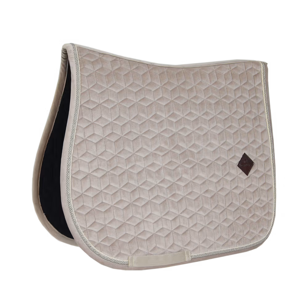 Saddle Pad basic velvet jumping cob navy