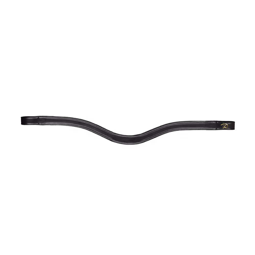 Flat Leather V-Shaped Browband