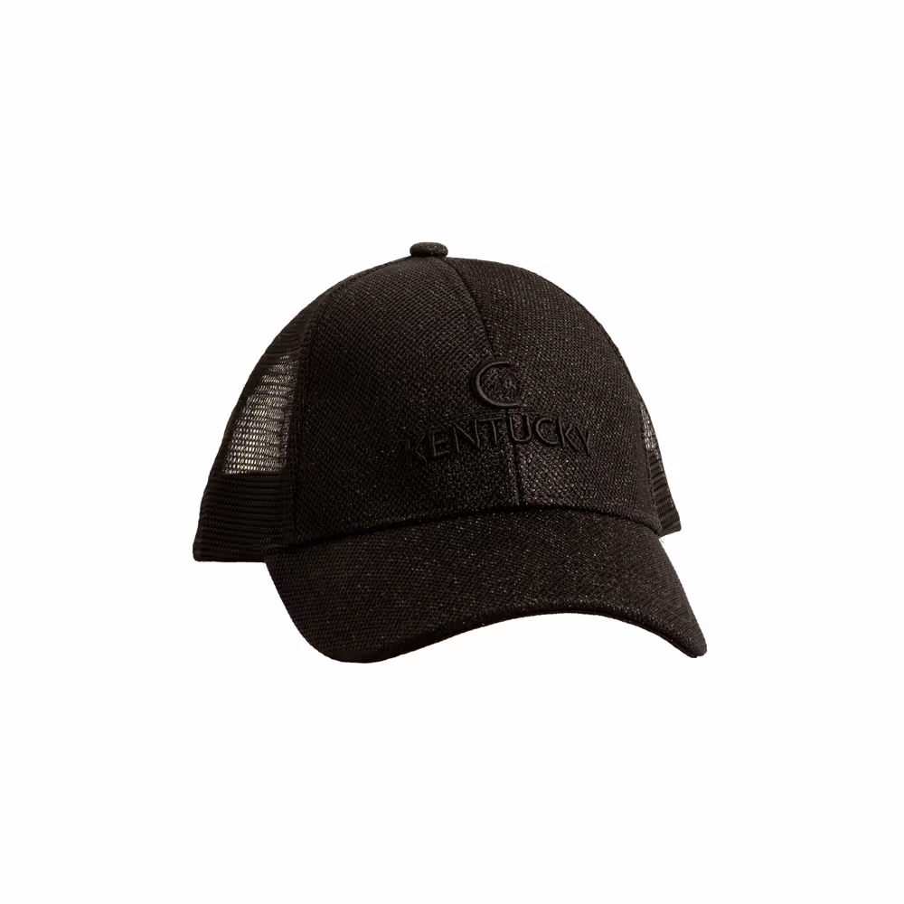 Trucker cap glitter black