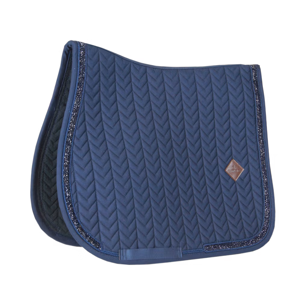 Saddle Pad glitter stone pony navy