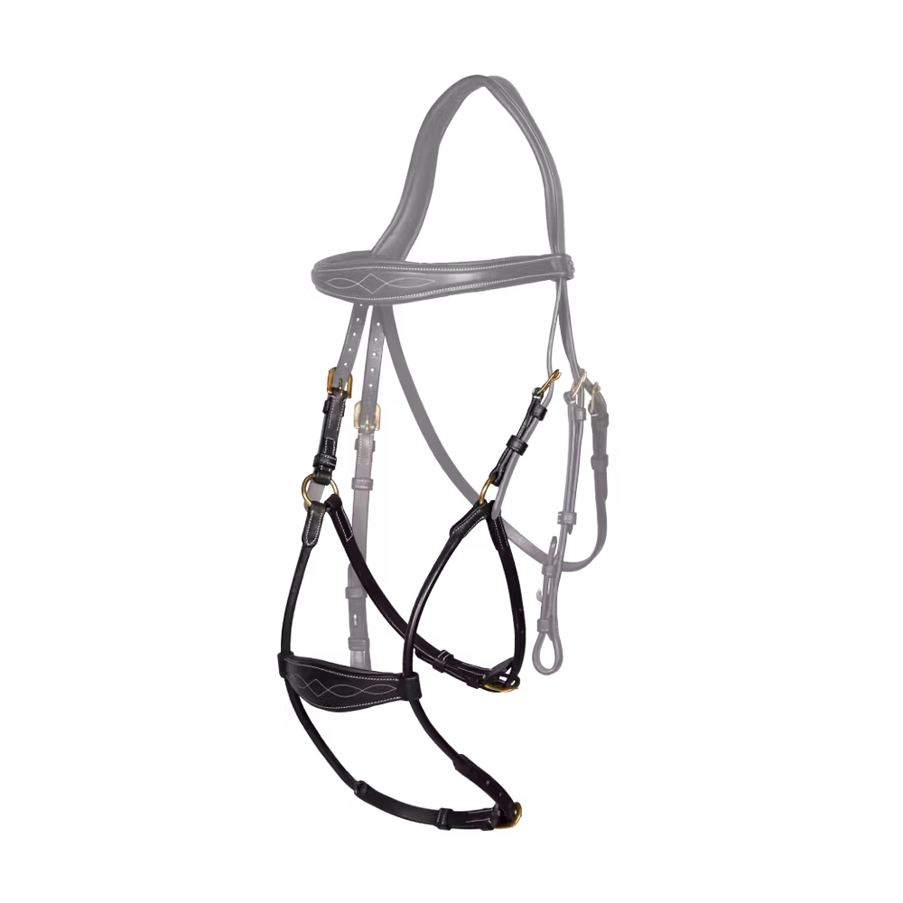 Hybrid noseband DY coll, Cob/brown