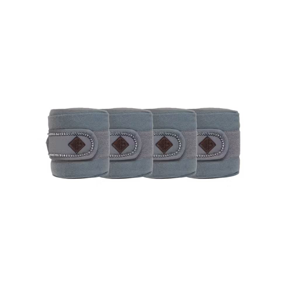 Polar Fleece bandage Pearls grey