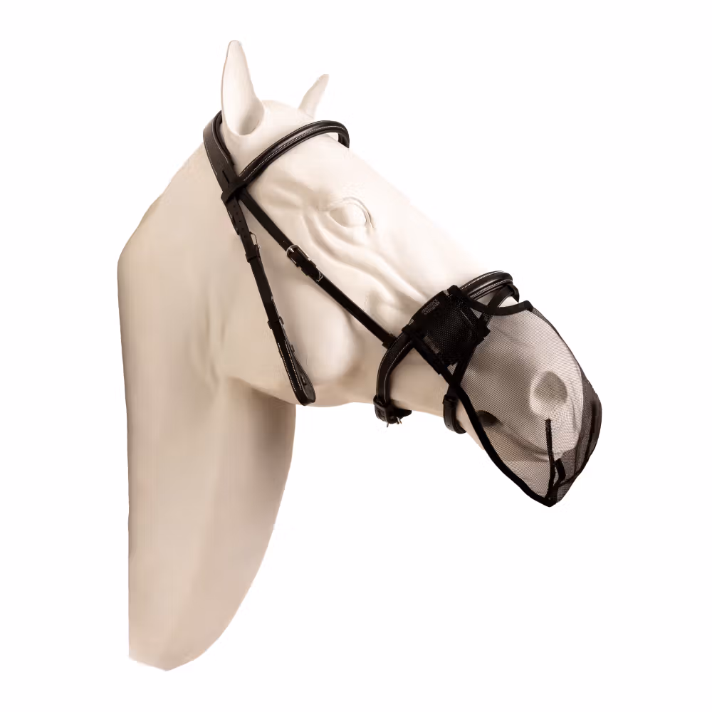 Anti fly nose net grey medium
