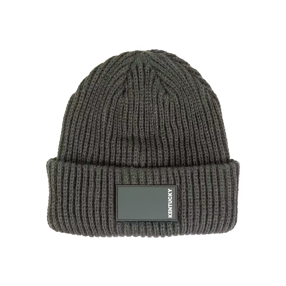 Beanie rubber logo navy
