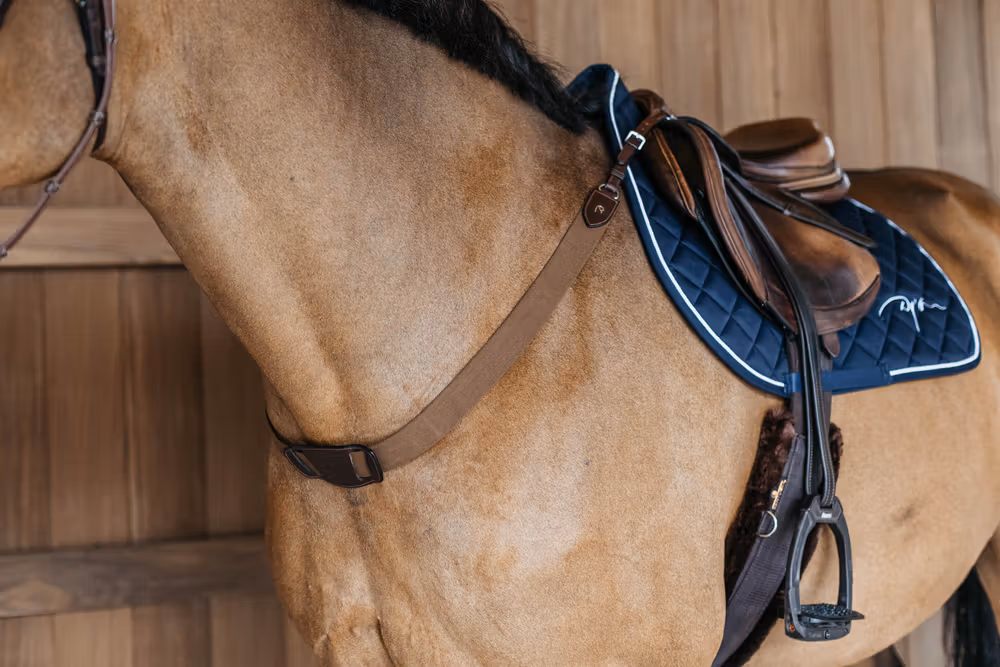 Elastic Breastplate Brown Cob NE