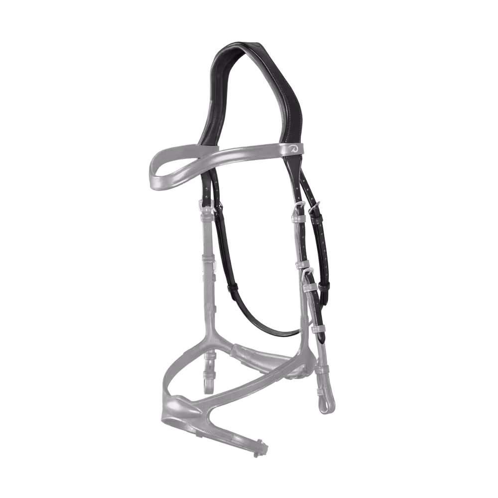 1-strap Headpiece with throat latch