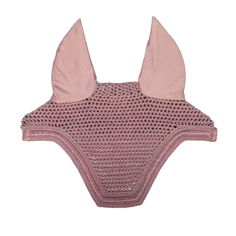 Fly veil Wellington soundless velvet mini pearls navy