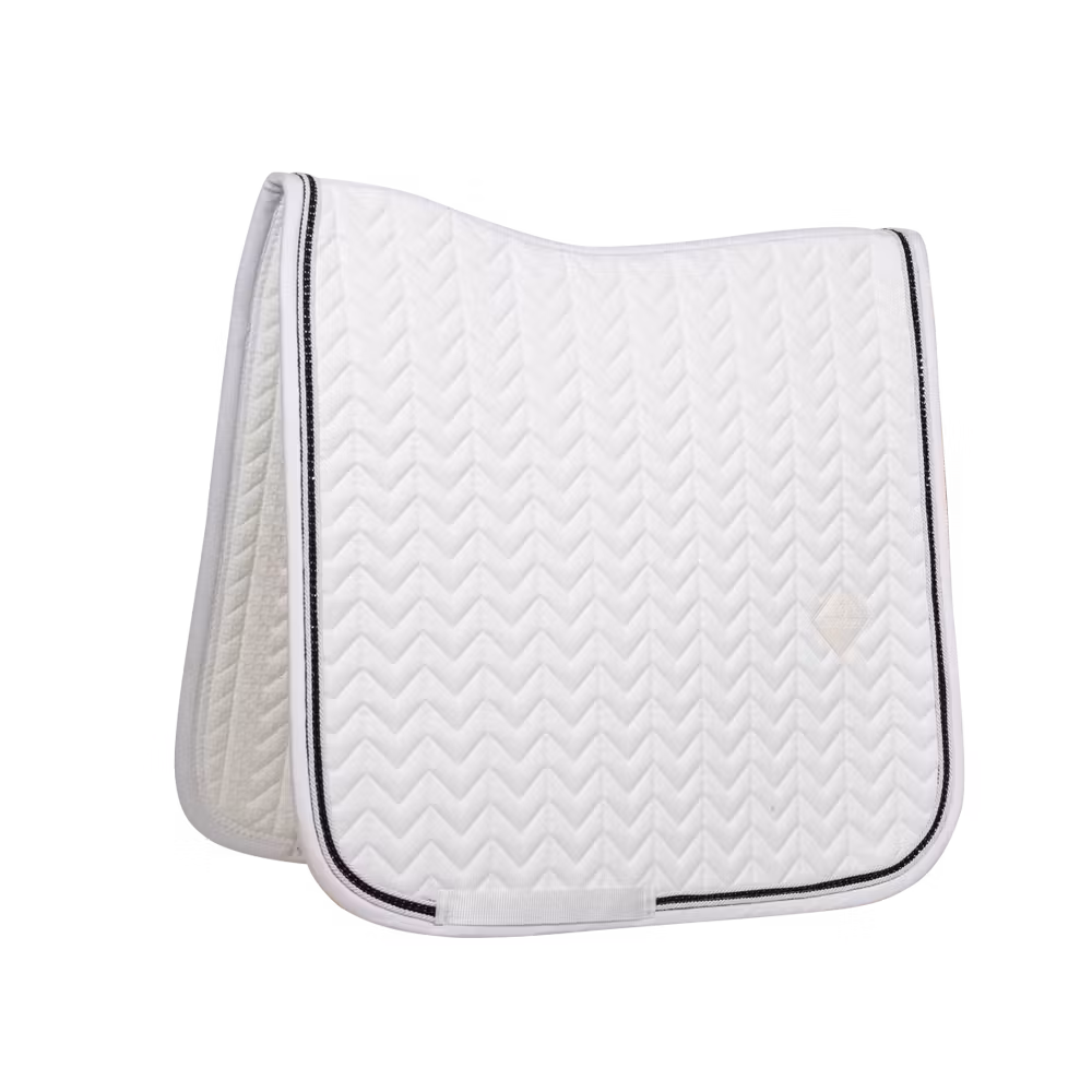 Saddle Pad with metal chain dressage navy