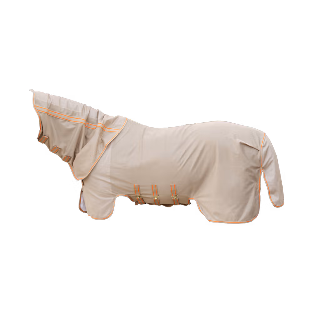 Mesh fly rug comfort beige/orange 145-6'6