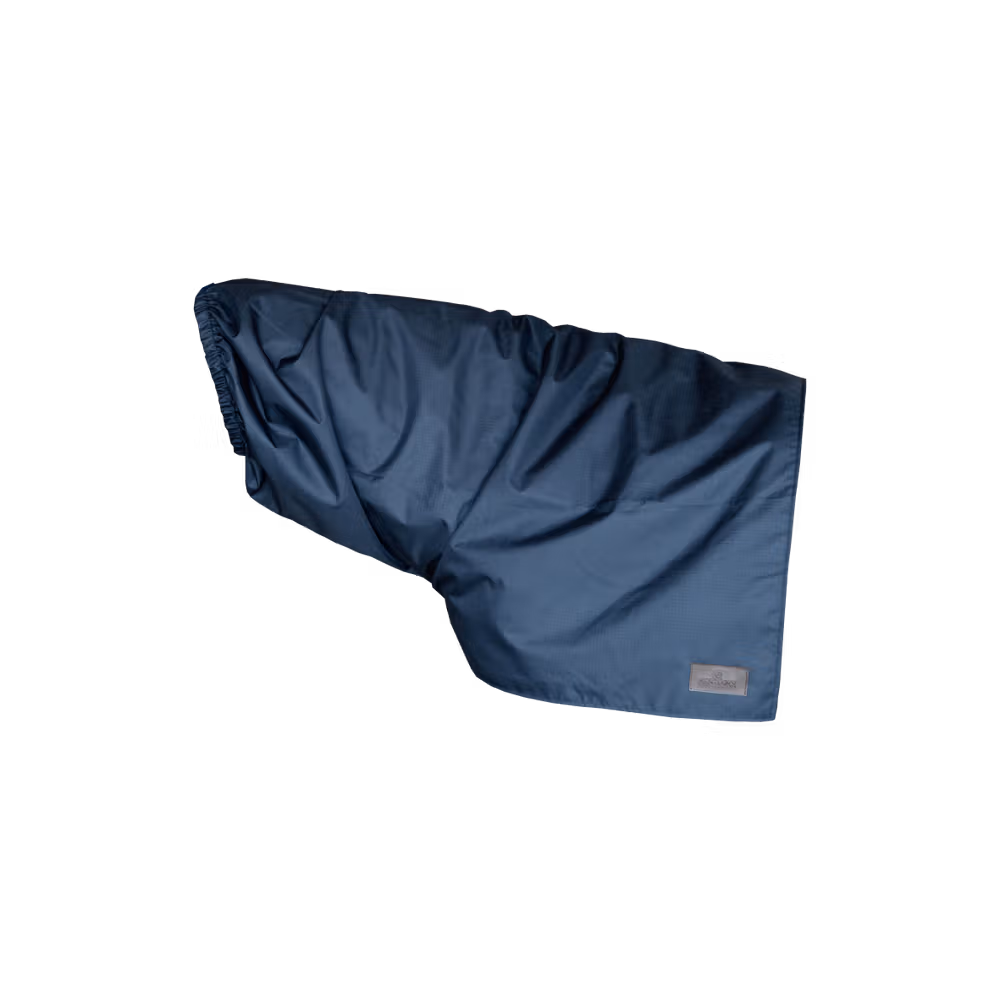 Waterproof Horse scarf navy classic Full