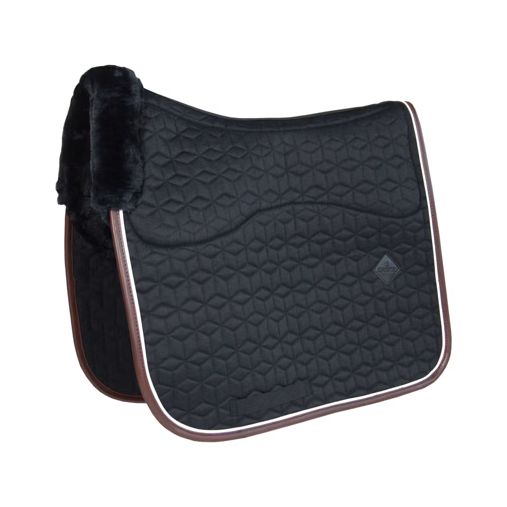 Skin Friendly Saddle Pad dressage black