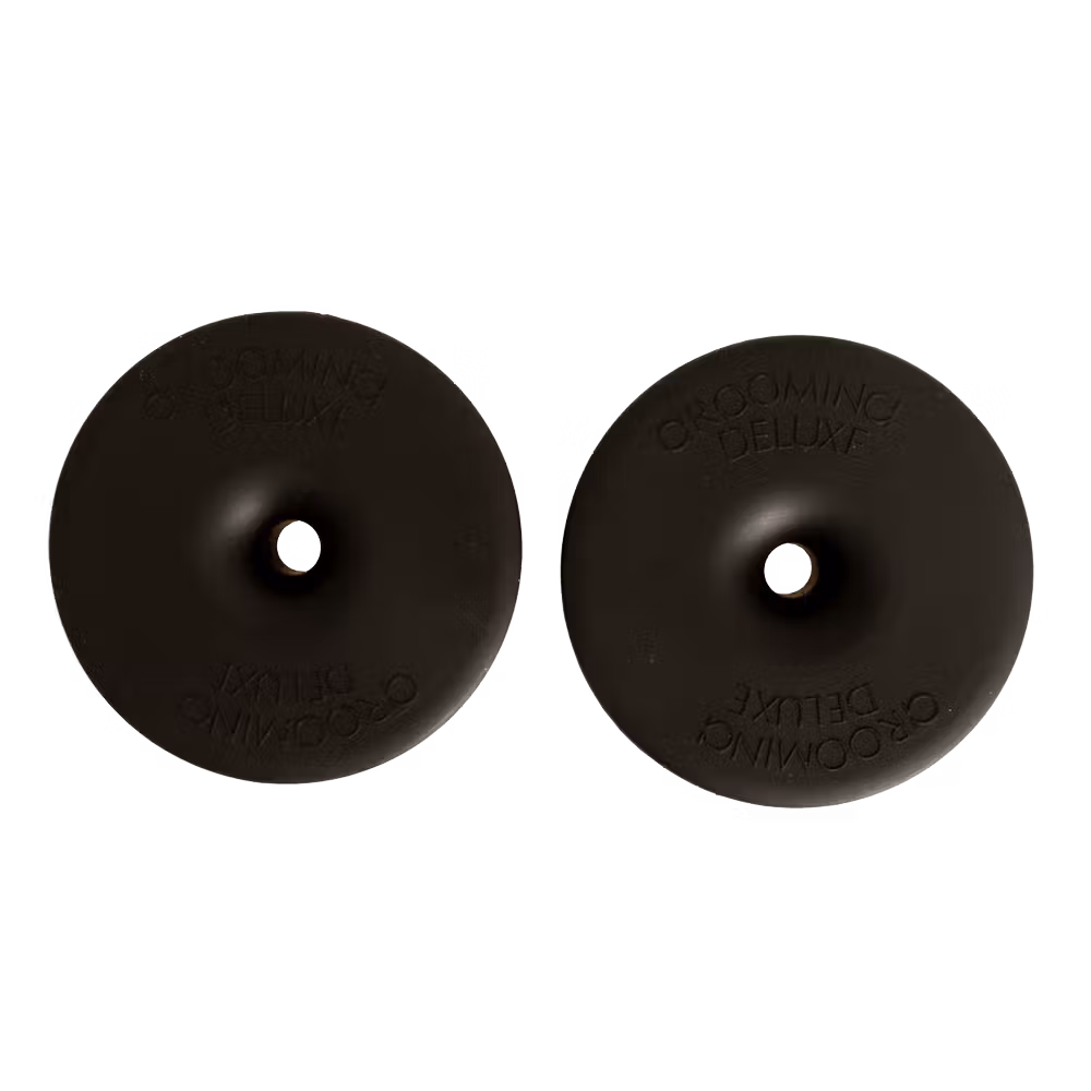Silicone bit ring pair of 2 black