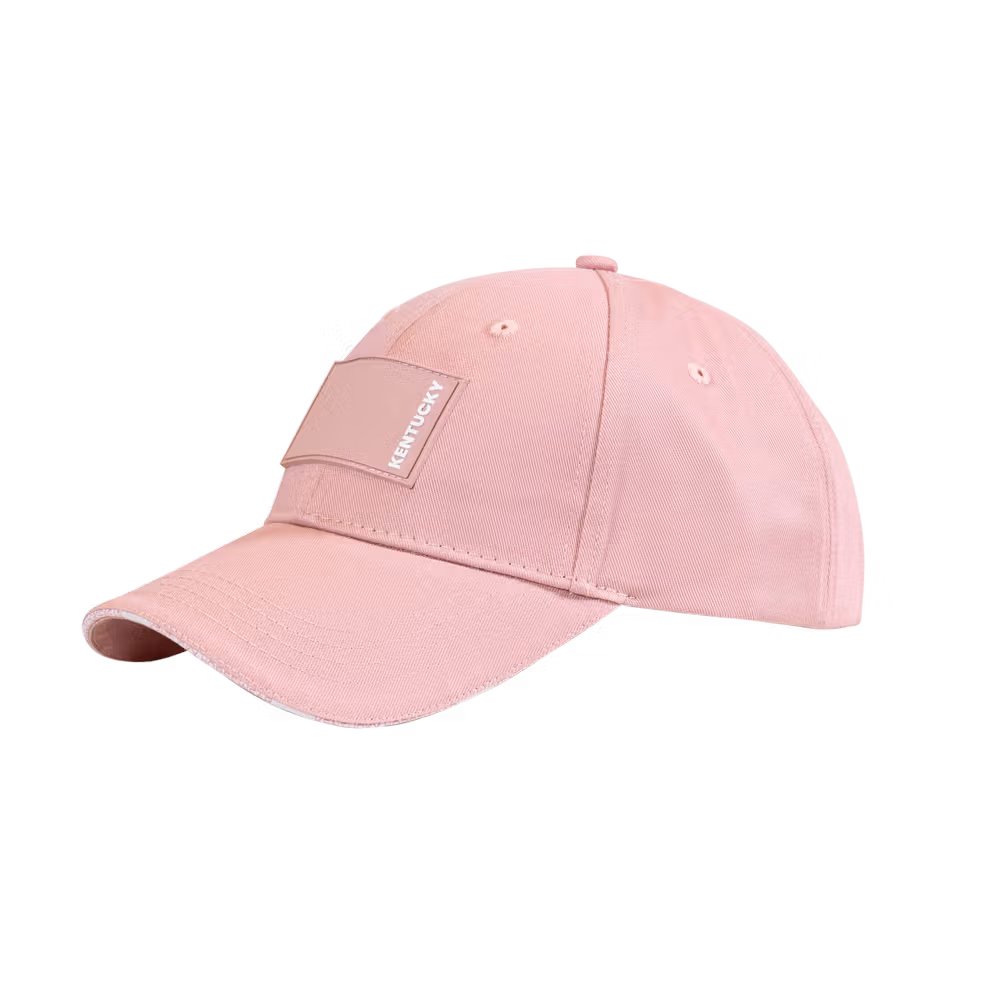 Cap rubber logo beige