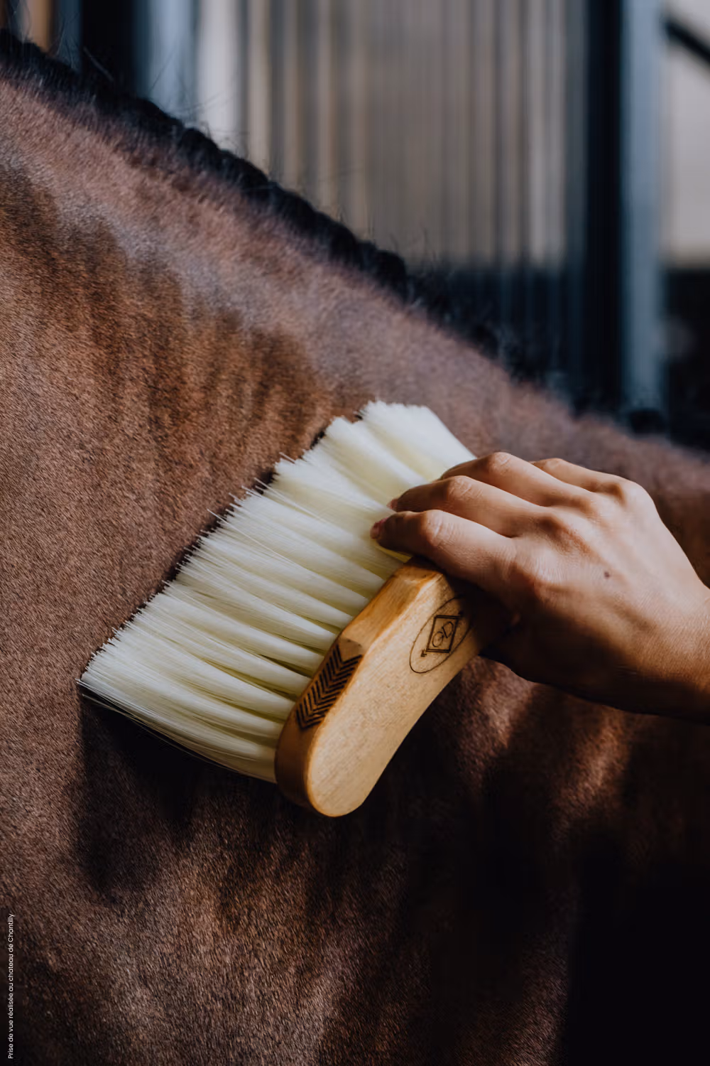 Middle brush long natural